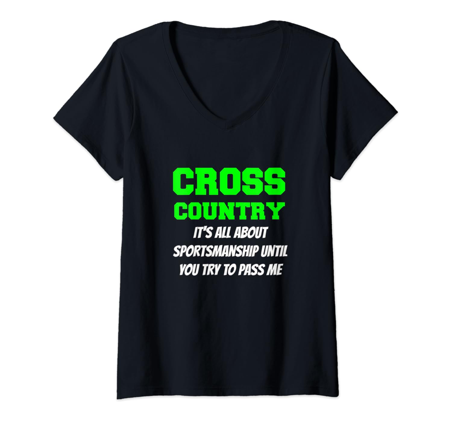 Womens Cross Country Running Runner VNeck TShirt Clothing